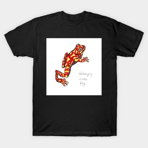 Dahaoping Sucker Frog T-Shirt by sadnettles